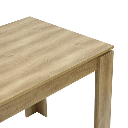 MUSK Dining Table with 120cm - White/OAK/Black
