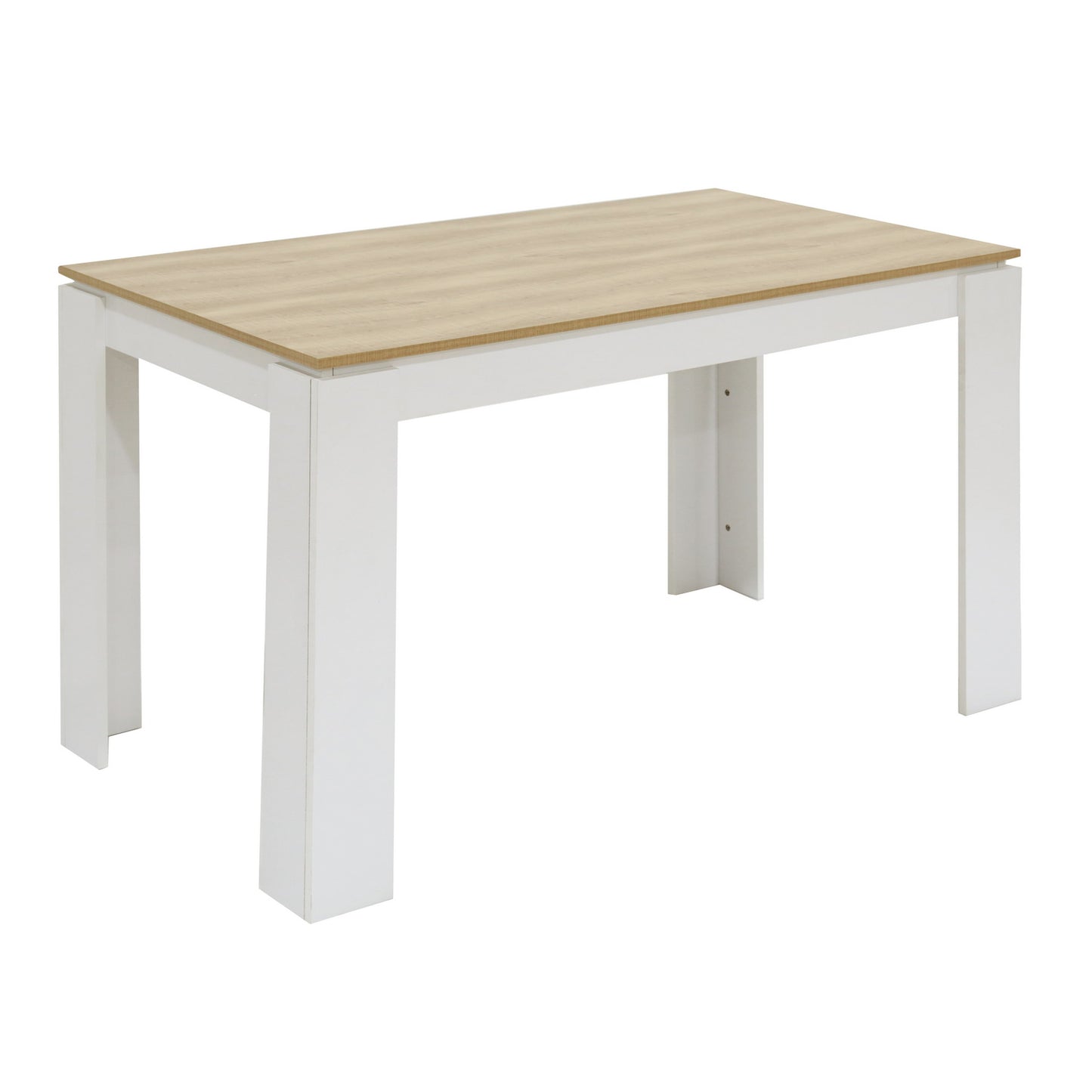 MUSK Dining Table with 120cm - White/OAK/Black