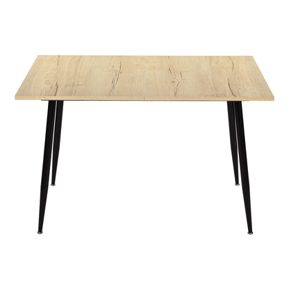 ONAVA Extendable Dining Room Table Rectangular Oak Kitchen Table 120-160 cm