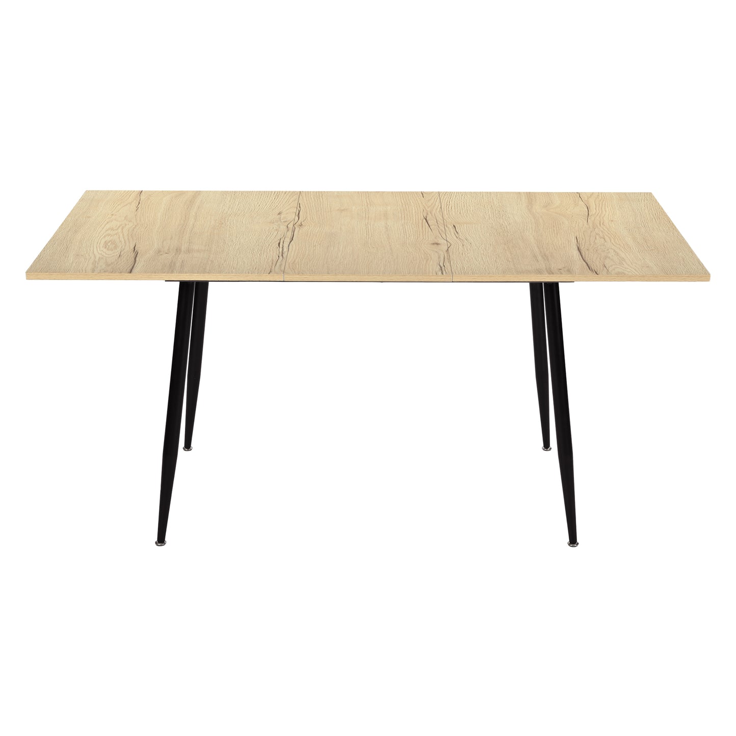 ONAVA Extendable Dining Room Table Rectangular Oak Kitchen Table 120-160 cm