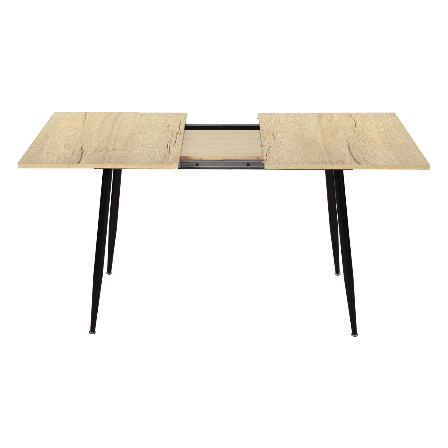 ONAVA Extendable Dining Room Table Rectangular Oak Kitchen Table 120-160 cm