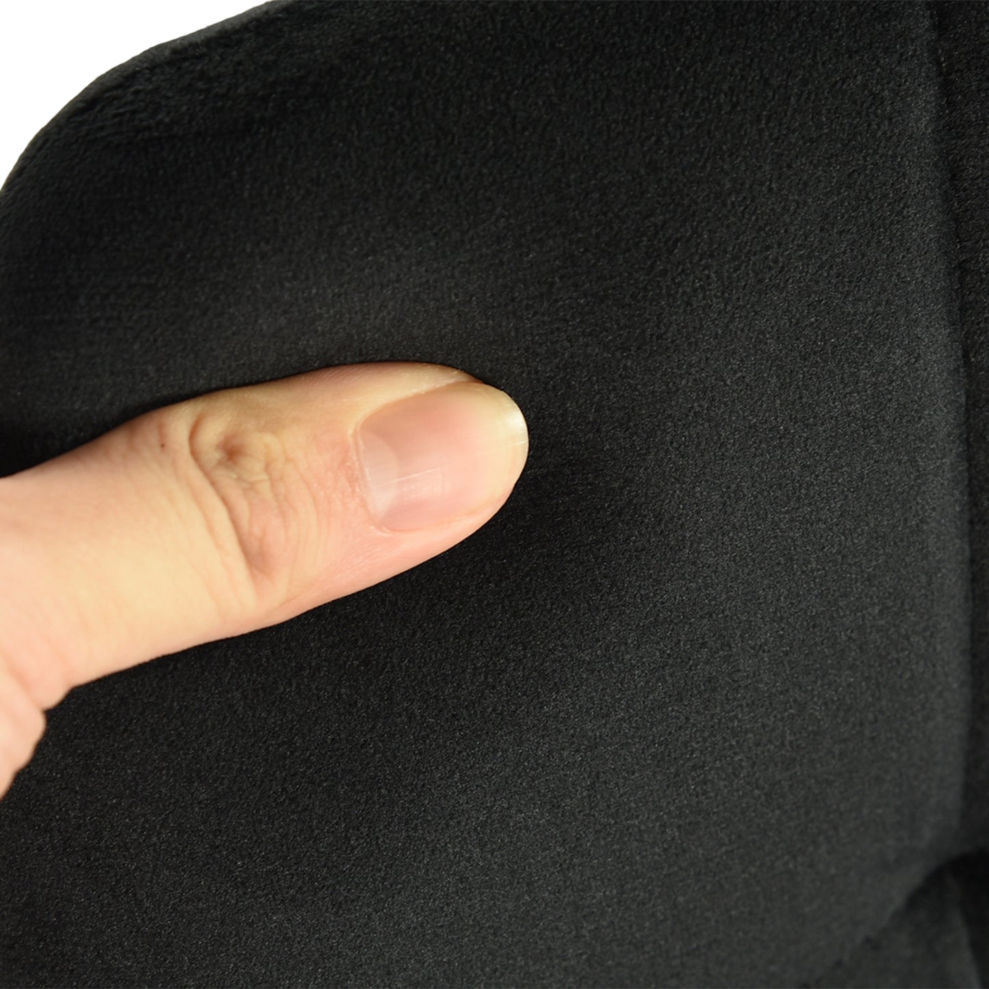 Fabric Armless Dining Chair With Black Iron legs - Black/Grey/Brown