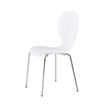 PAVIA White Dining Chairs (set of 4)