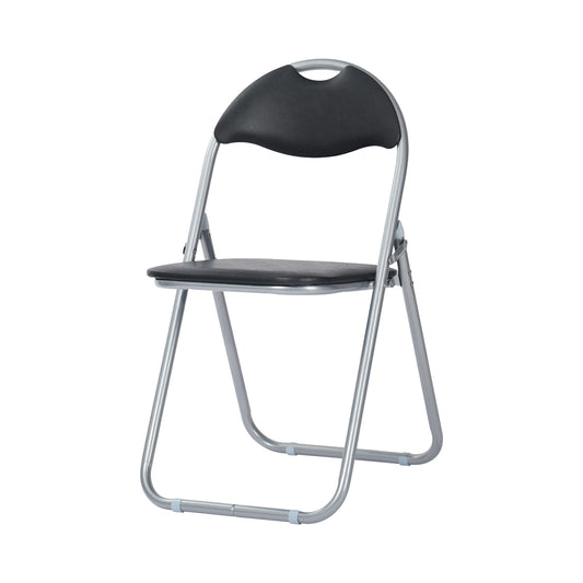 Padded Stackable Folding Chairs 2/4 Piece Set - Silver Iron Legs-PEACOCKAR