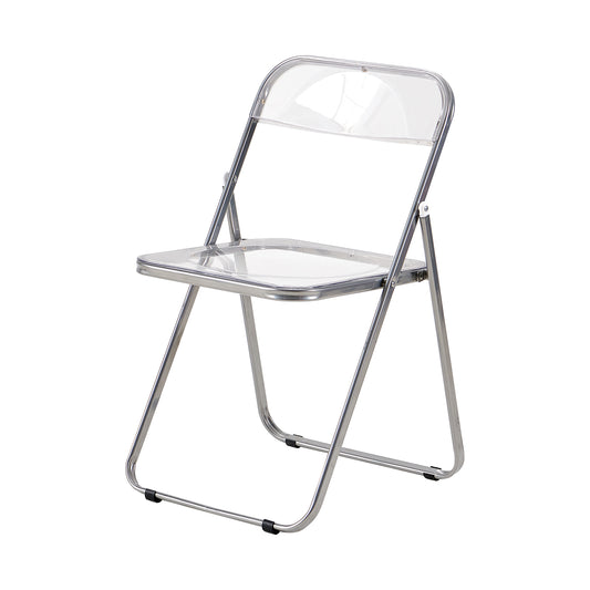 PURDY Stackable Folding Chairs Set of 2/4 - Clear
