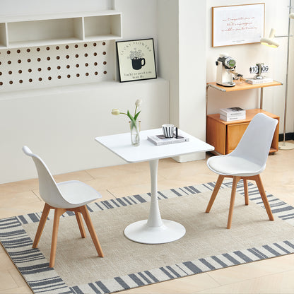 Balcony Rectangular White Tulip Table - RAMON