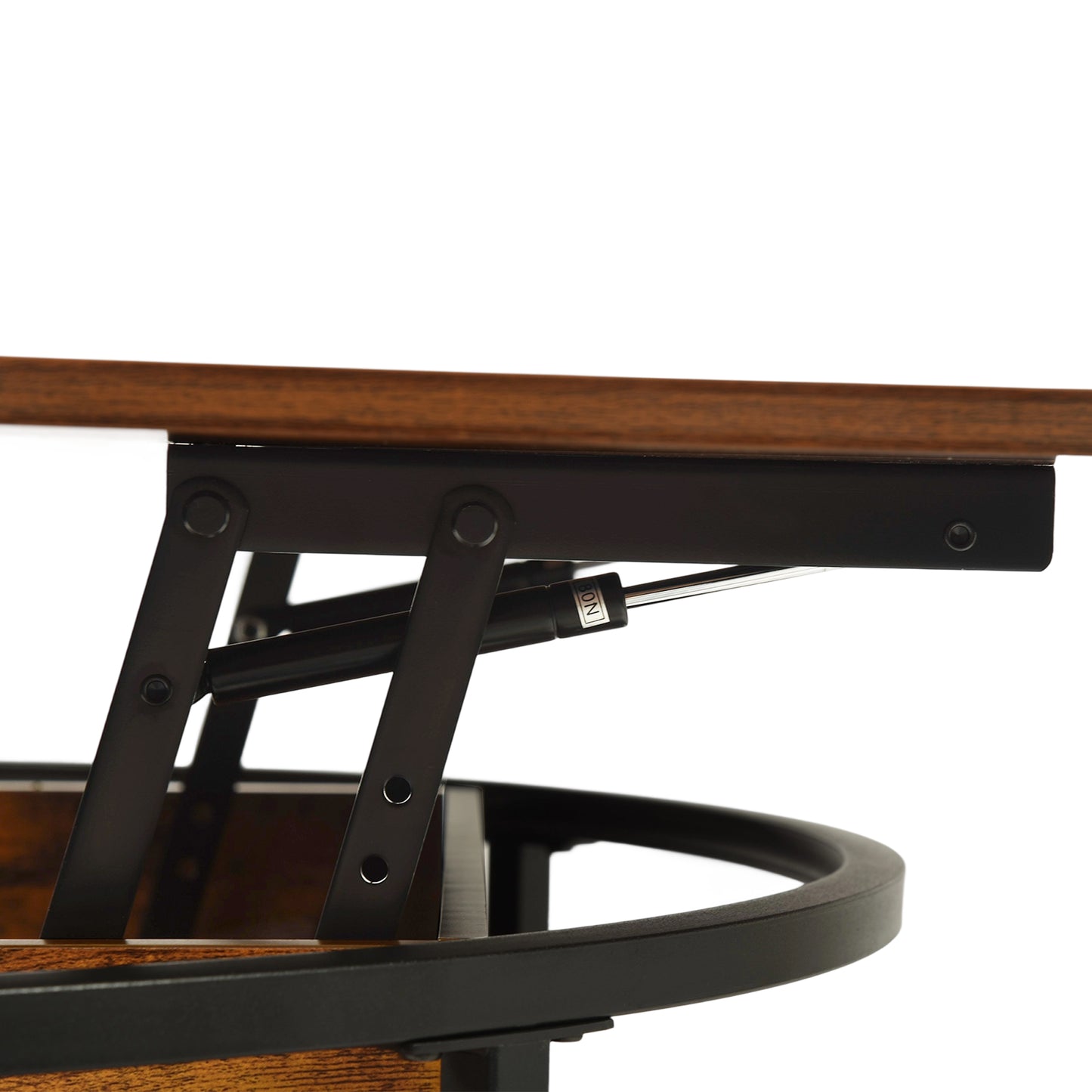 Lift-type Living Room Coffee Table with Hidden Compartment and Power Socket