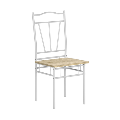 ROOKERA Retro Dining Chairs (Set of 4) - Wood/Light Oak Grain