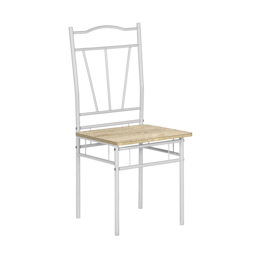 ROOKERA Retro Dining Chairs (Set of 4) - Wood/Light Oak Grain