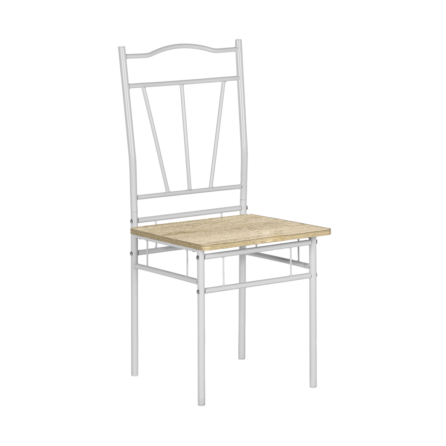 ROOKERA Retro Dining Chairs (Set of 6) - Wood/Light Oak Grain