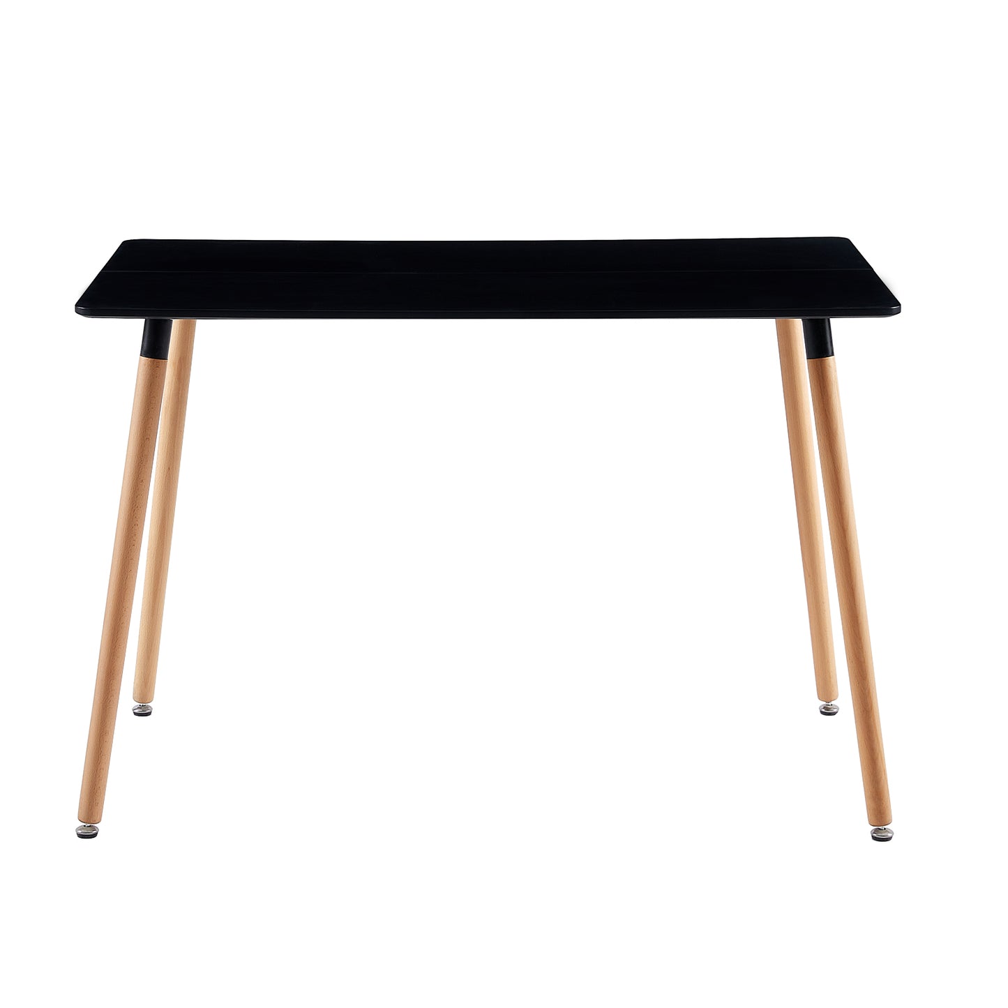 TULIP Mixed-color Dining Chairs and a Rectangular Dining Table, Suitable for 4-6 people