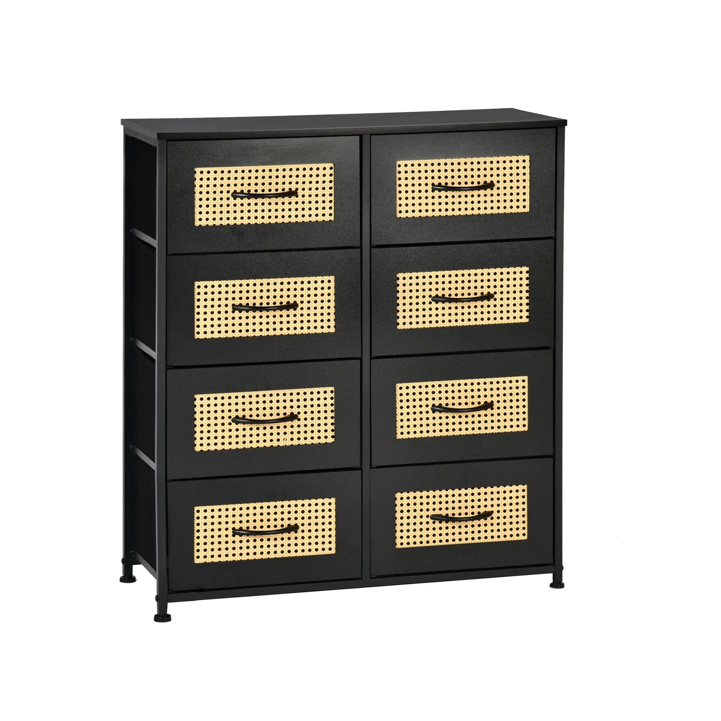 Cabinet for Entryway 80cm with Iron Legs-Black-SAUK