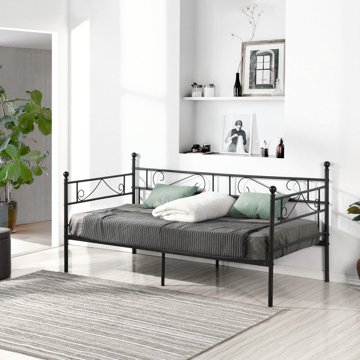 SOROSIS Single Metal Sofa Bed Frame