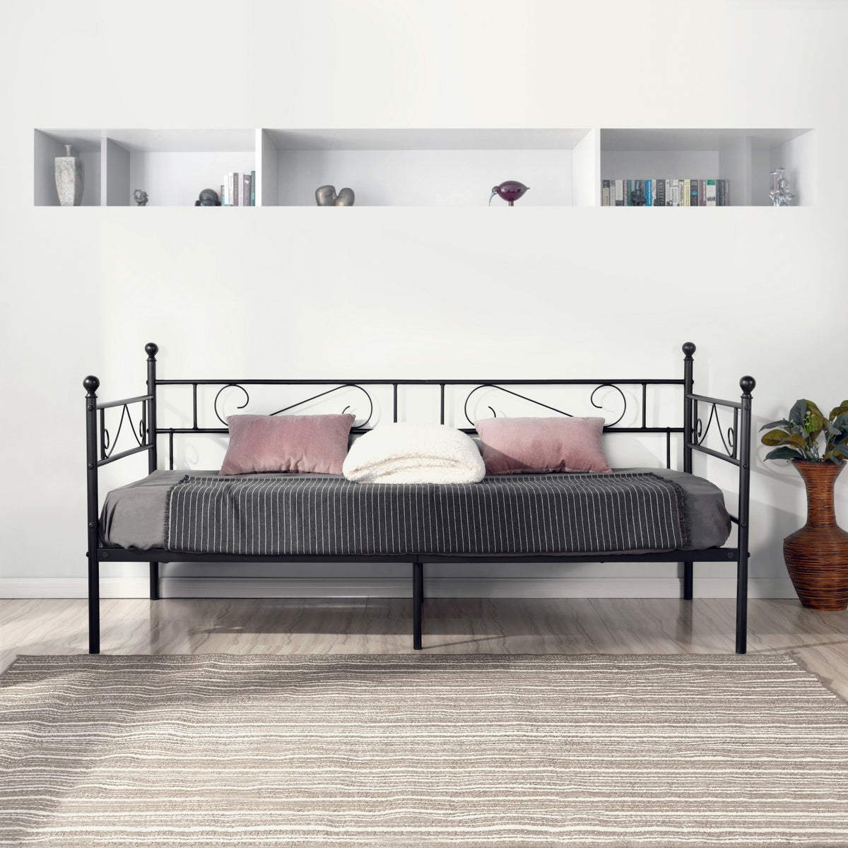 SOROSIS Single Metal Sofa Bed Frame