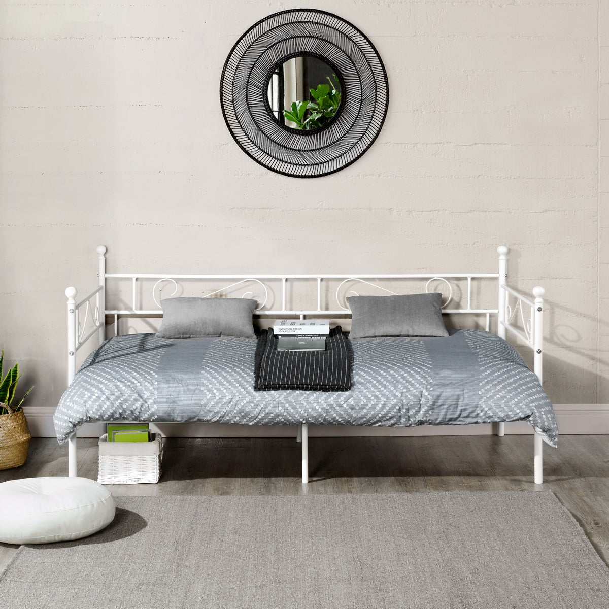 SOROSIS Single Metal Sofa Bed Frame