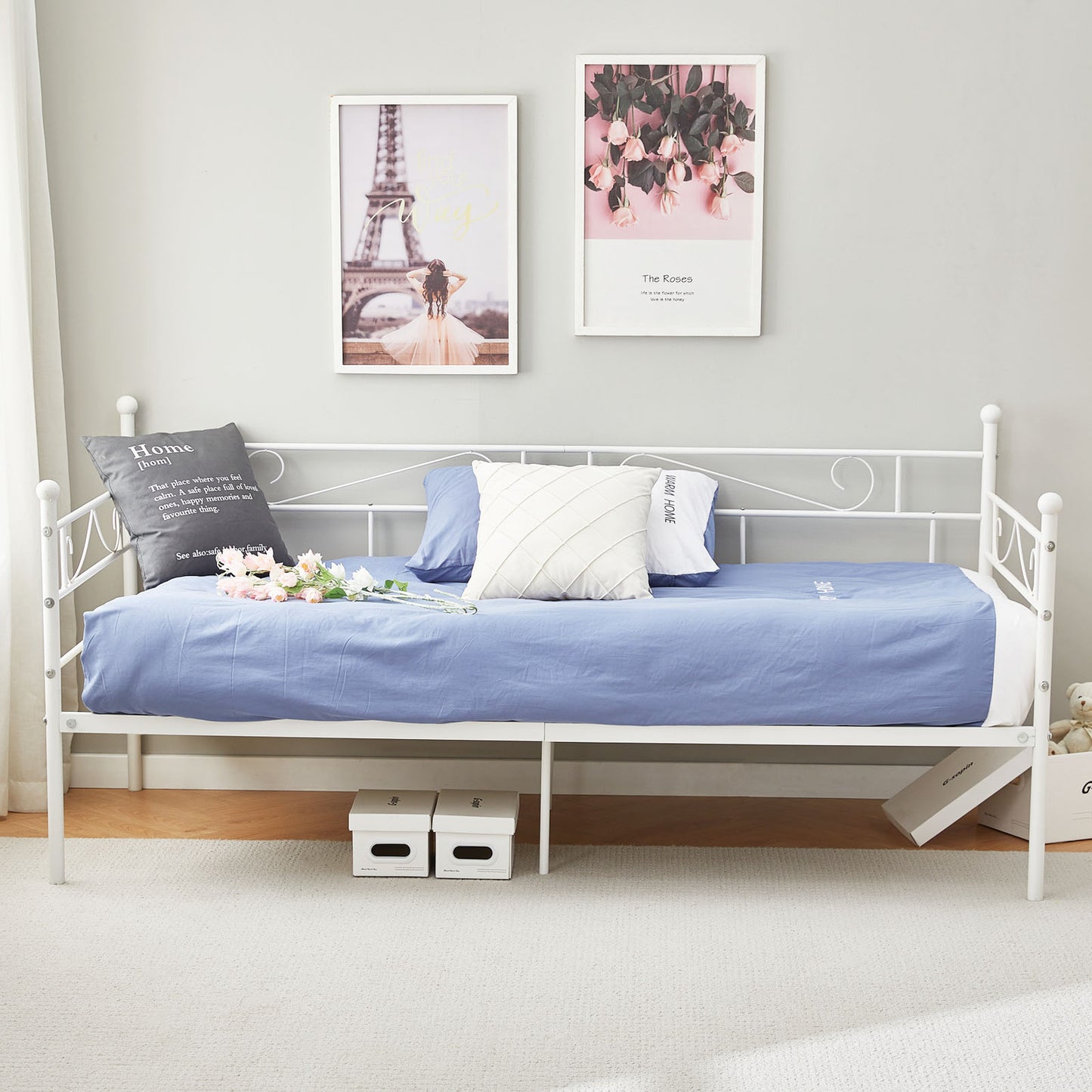 SUGAR Single Metal Sofa Bed Frame