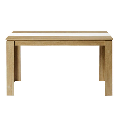 TREGO Wooden Rectangular Dining Table with 140cm - OAK