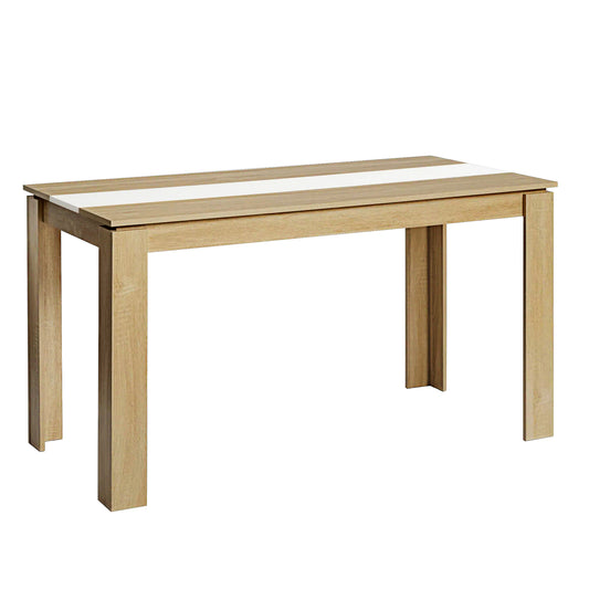 TREGO Wooden Rectangular Dining Table with 140cm - OAK