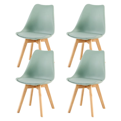 TULIP Dining Chair Set of 1/2/4 With Green and Purple