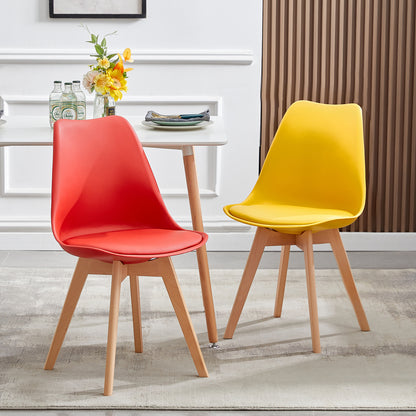 Mix and Match Chairs Modern Dining Set of 2 - Tulip