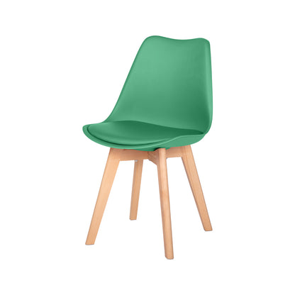 TULIP Dining Chairs Set of 4 -Lake Green