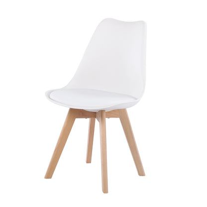 TULIP Dining Chair with Beech Legs  Set of 6