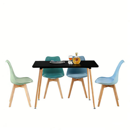 TULIP Soft Color Combination Chair and SAGE Rectangular Dining Table