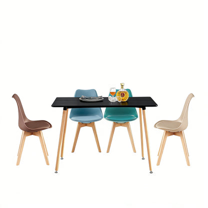 TULIP Soft Color Combination Chair and SAGE Rectangular Dining Table