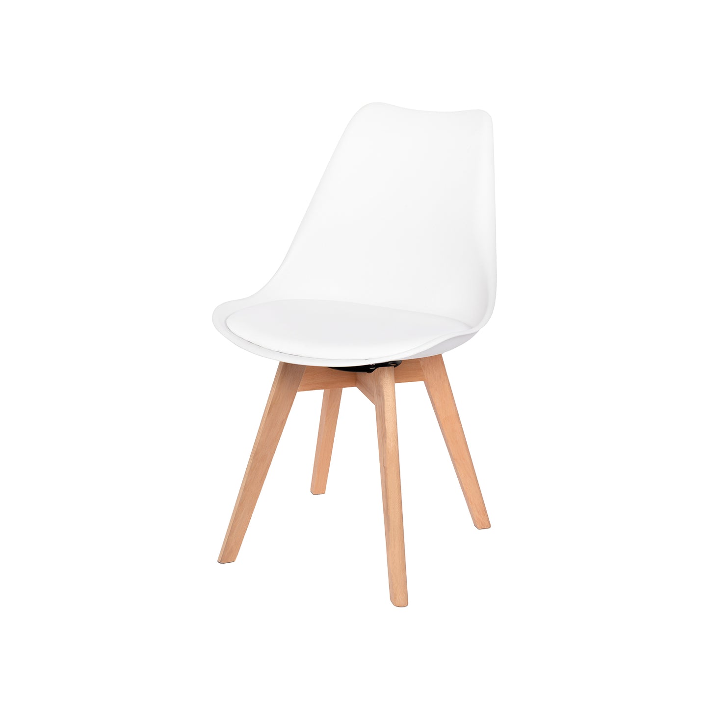 360° Armless Swivel Dining Chairs Set of 2/4 VINCO- Black/White/Gray