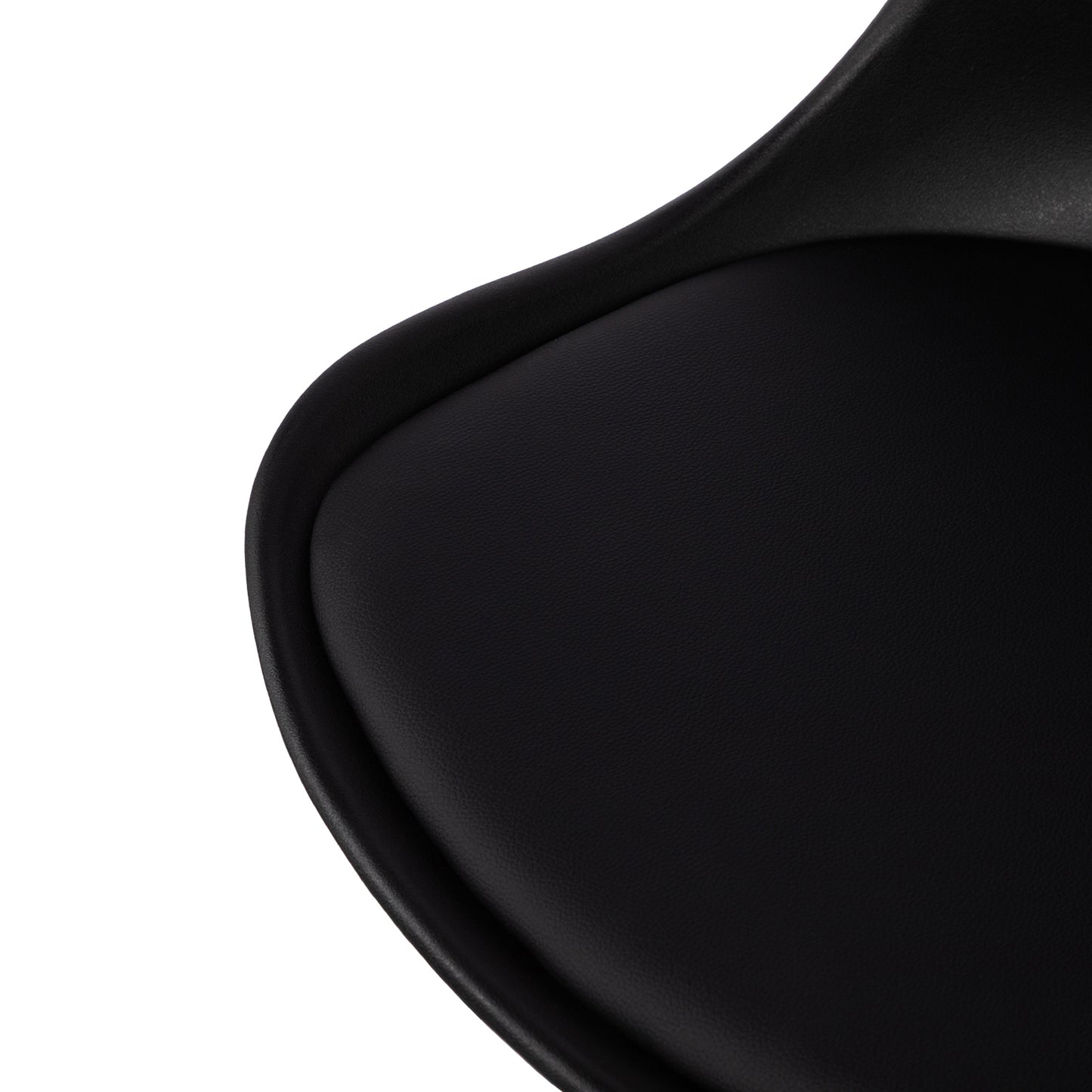 360° Armless Swivel Dining Chairs Set of 2/4 VINCO- Black/White/Gray