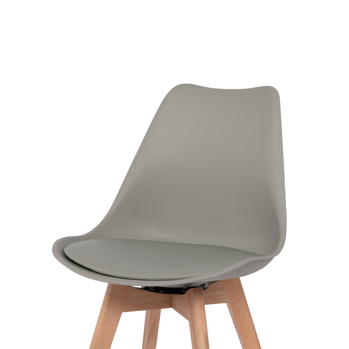 360° Armless Swivel Dining Chairs Set of 2/4 VINCO- Black/White/Gray