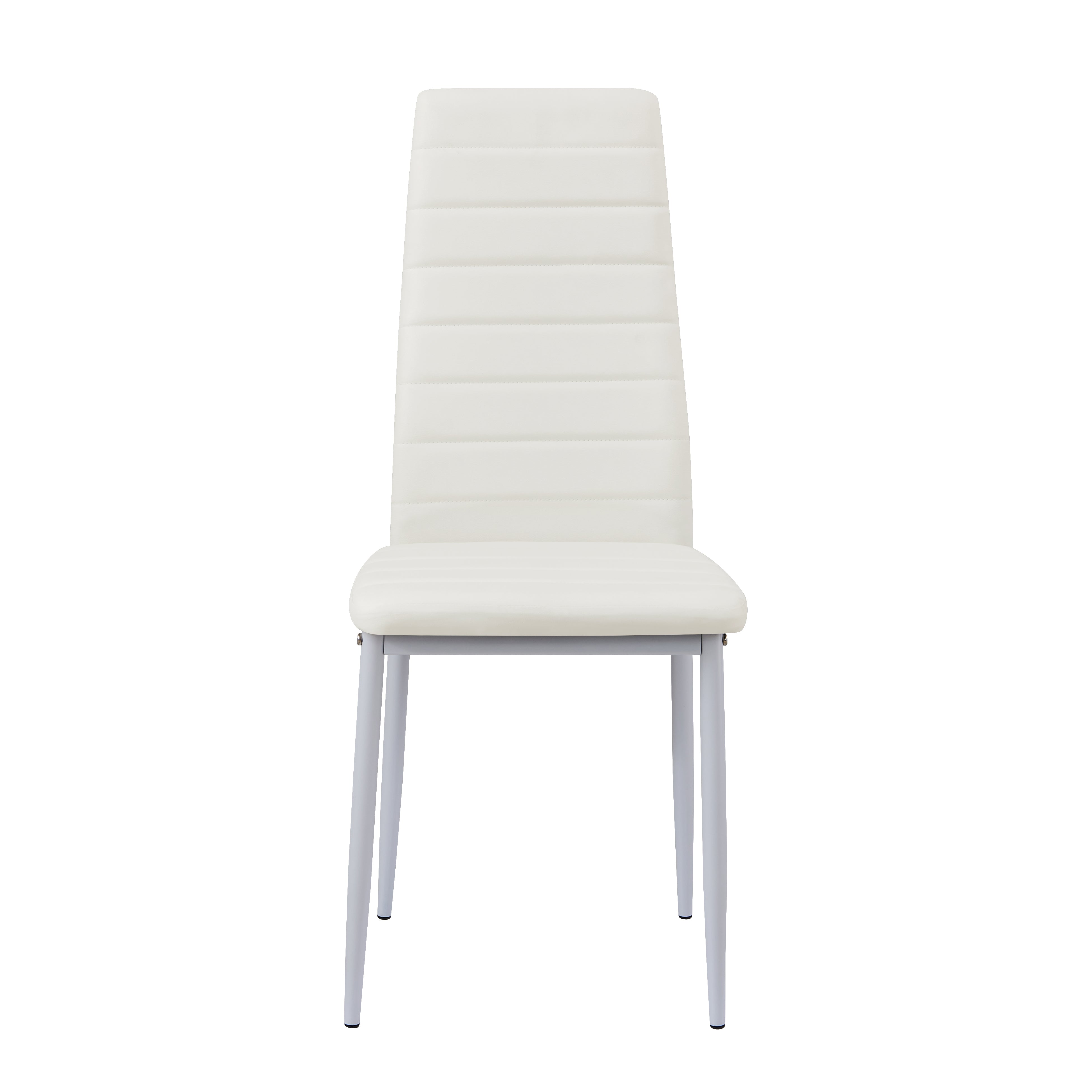 White modern kitchen chairs hot sale