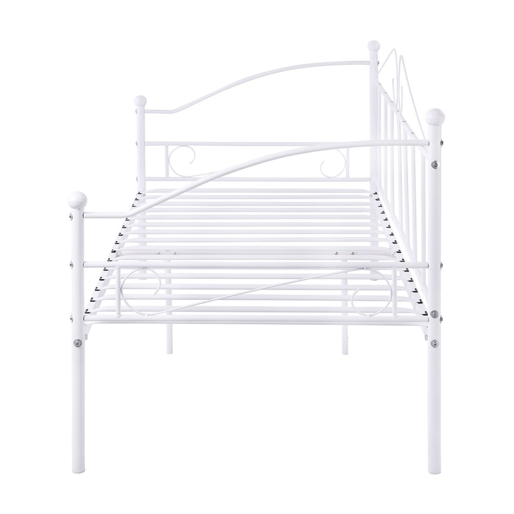 AVIO Single Metal Sofa Bed 94*198cm - Black/White