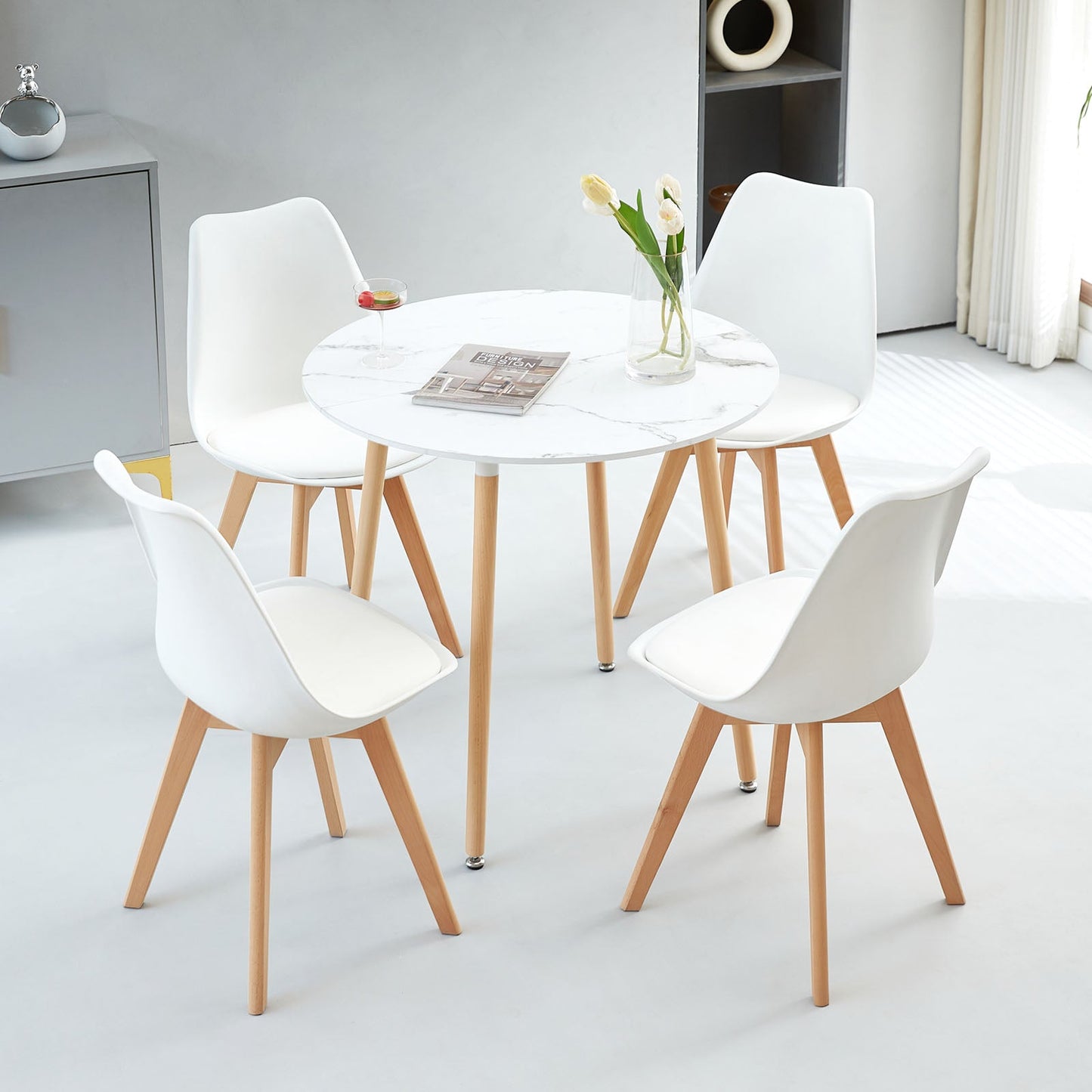 RONALD Nordic Style Round Dining Table