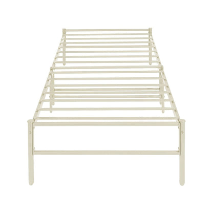RUSSELL Metal Single Bed 94 * 196 cm - Black/White