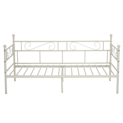 SOROSIS Single Metal Sofa Bed 95 * 196 cm - Black/White